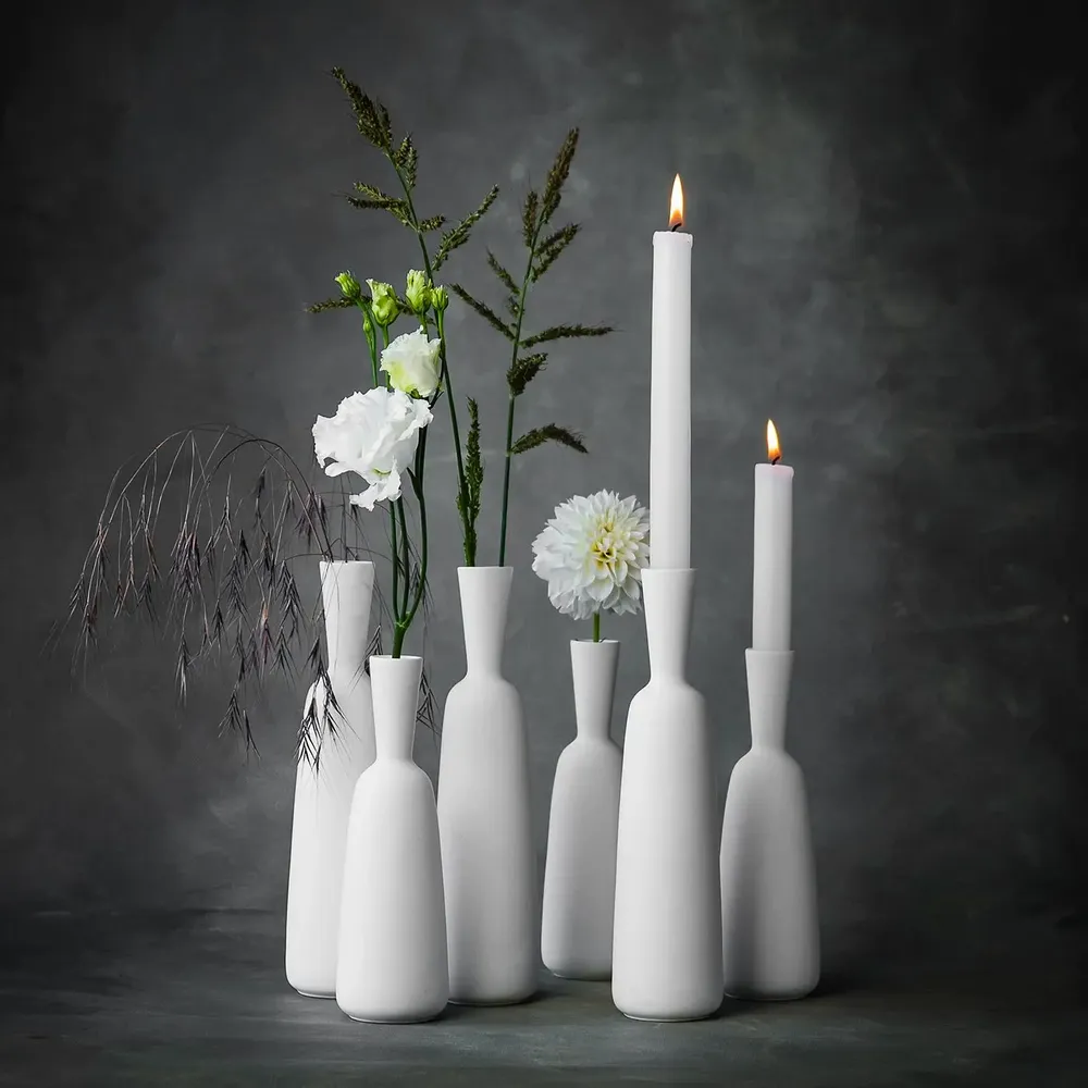 Vases - ANNA alto - vase et bougeoir, 2 tailles différentes - KLATT OBJECTS