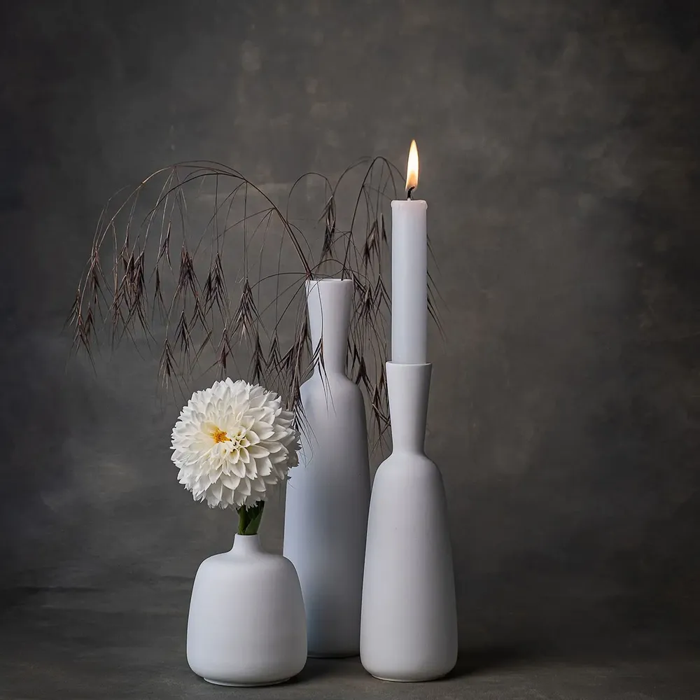 Vases - ANNA alto - vase et bougeoir, 2 tailles différentes - KLATT OBJECTS
