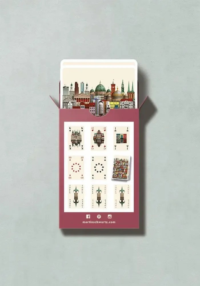 Cadeaux - Cartes à jouer Berlin (jeu unique) - MARTIN SCHWARTZ