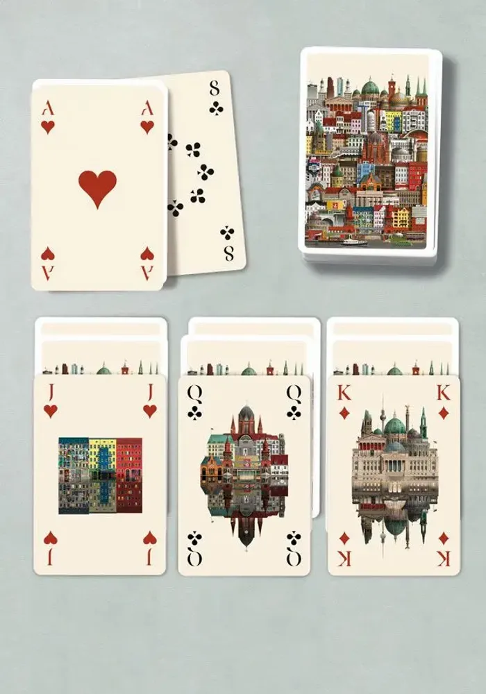 Cadeaux - Cartes à jouer Berlin (jeu unique) - MARTIN SCHWARTZ