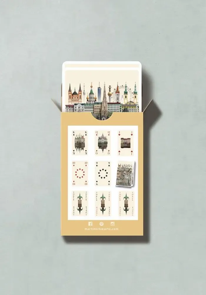 Cadeaux - Cartes à jouer Vienna (jeu unique) - MARTIN SCHWARTZ