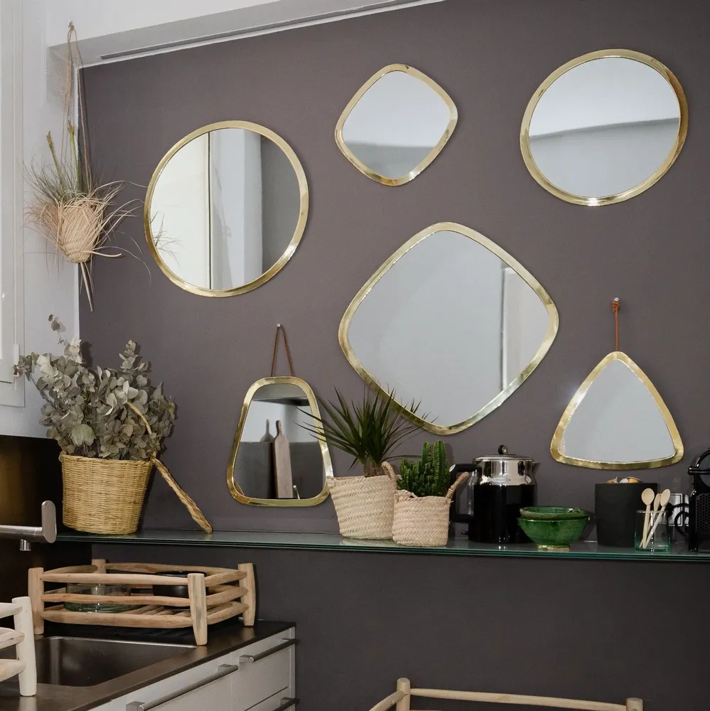 Mirrors - Handcrafted brass mirrors – Timeless elegance by COSYDAR-DECO - COSYDAR-DECO