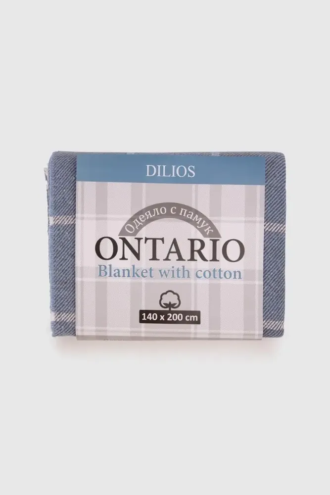 Plaids - Couverture ONTARIO, 140 x 200 cm, bleu clair - DILIOS