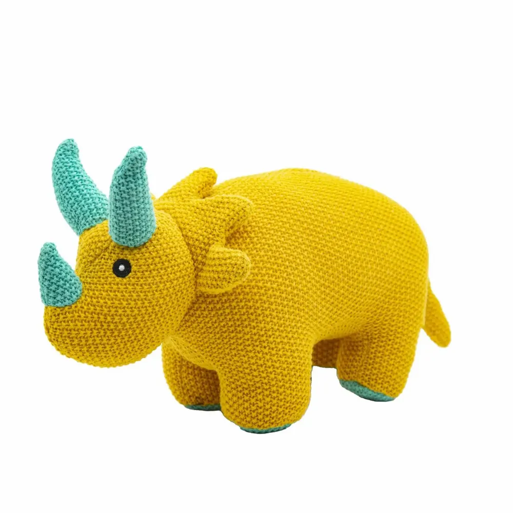 Soft toy - Cotton Triceratops Stuffed Toy - CUTE SINCE 1999