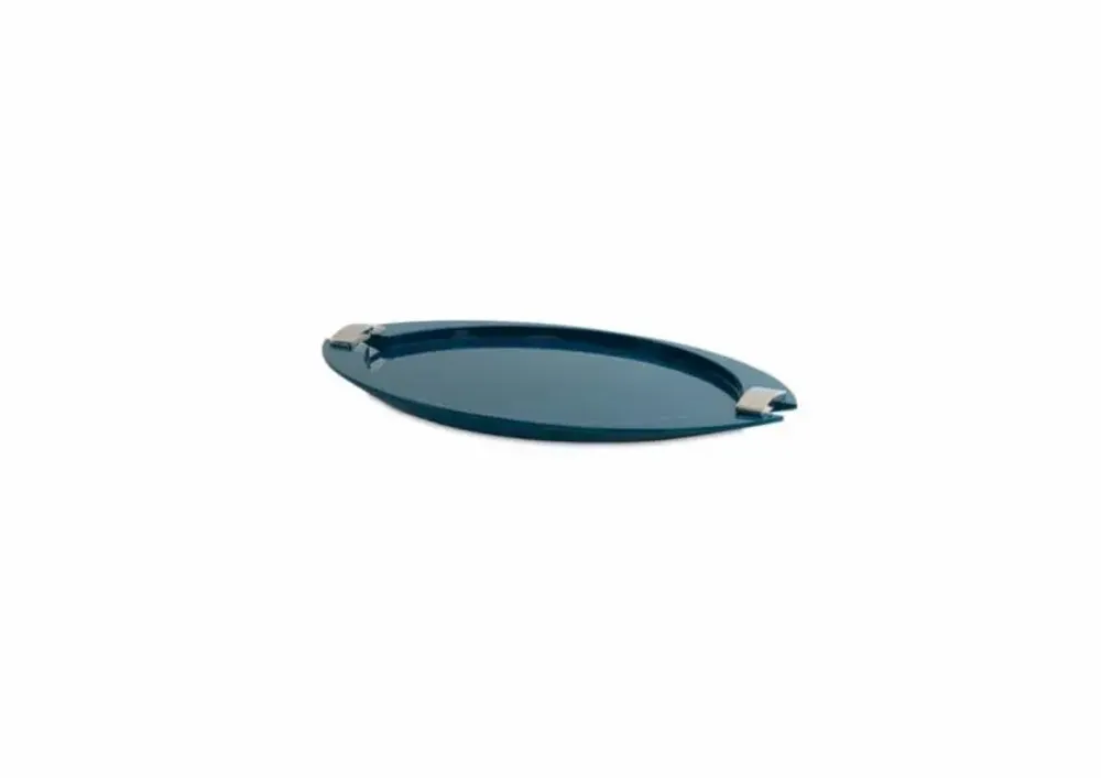 Plateaux - ANDELA - Lacquer Tray With Brass Corners - MAI HOME DECOR PTE LIMITED