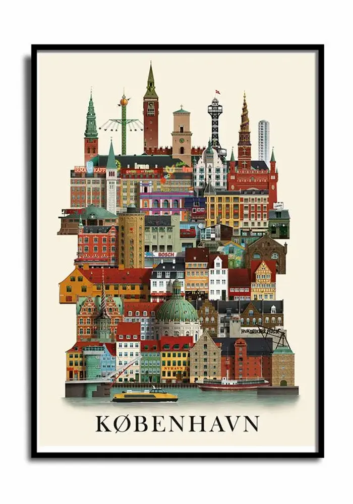 Poster - Copenhagen poster - MARTIN SCHWARTZ