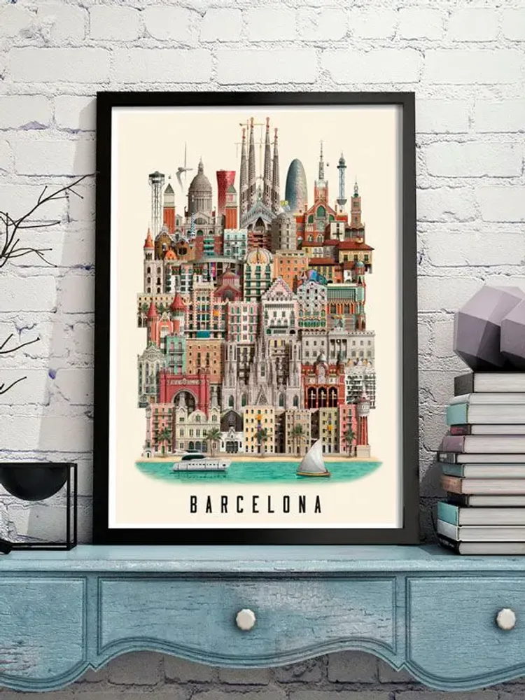 Poster - Barcelona poster - MARTIN SCHWARTZ