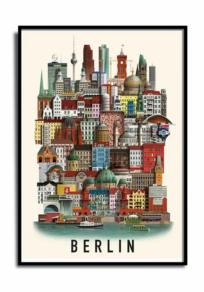 Poster - Berlin poster - MARTIN SCHWARTZ