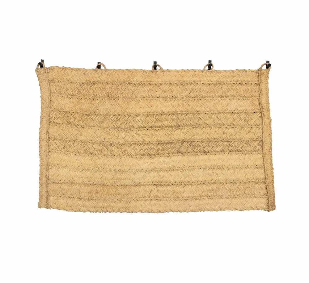 Other wall decoration - Handwoven natural fiber headboard – Bohemian chic bedroom - COSYDAR-DECO