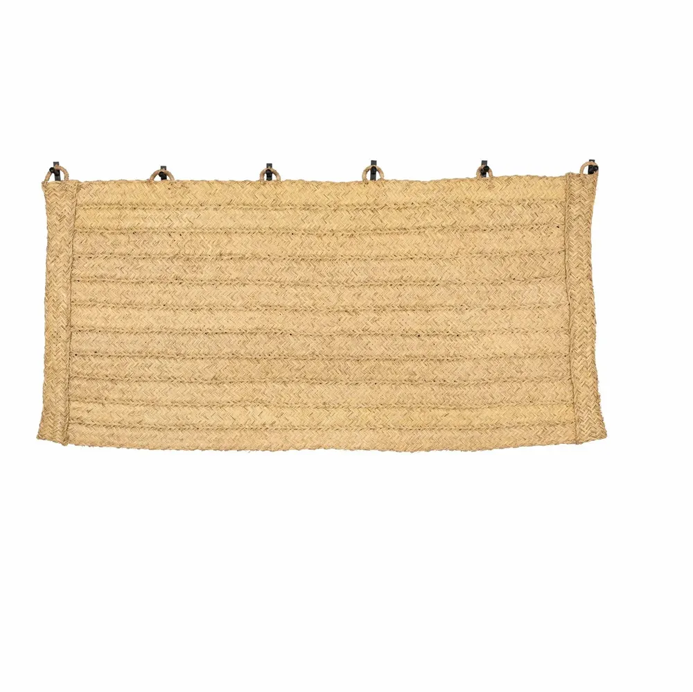 Other wall decoration - Handwoven natural fiber headboard – Bohemian chic bedroom - COSYDAR-DECO
