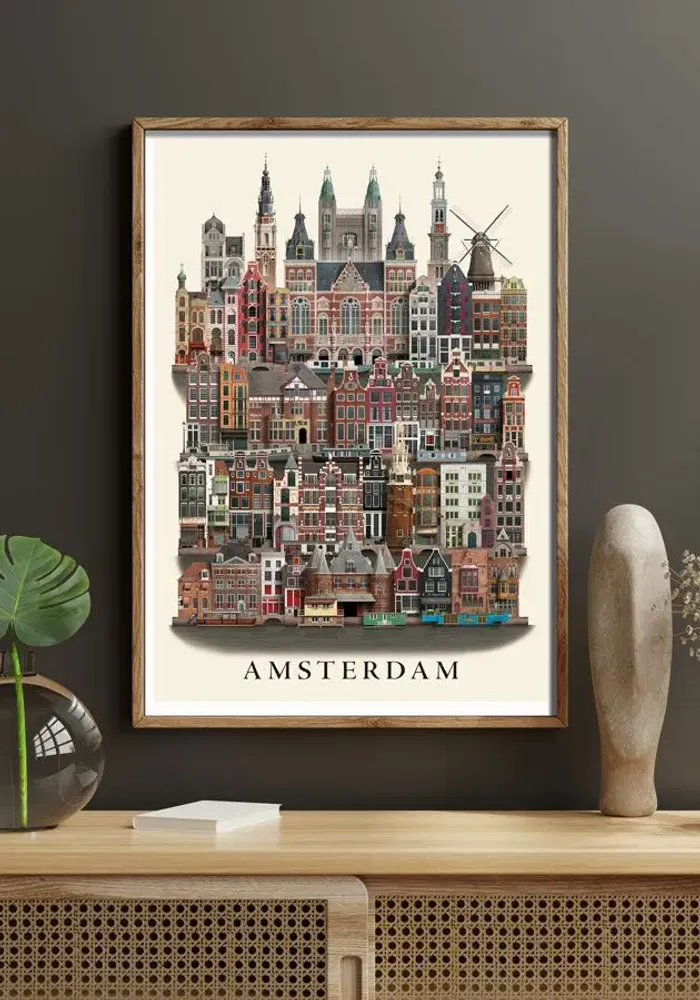 Affiches - Affiche d'Amsterdam - MARTIN SCHWARTZ