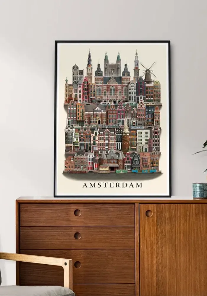 Affiches - Affiche d'Amsterdam - MARTIN SCHWARTZ