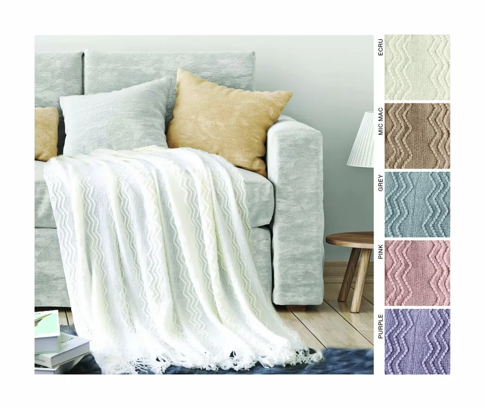 Throw blankets - Blanket Marilyn ,130x170cm,beige - DILIOS