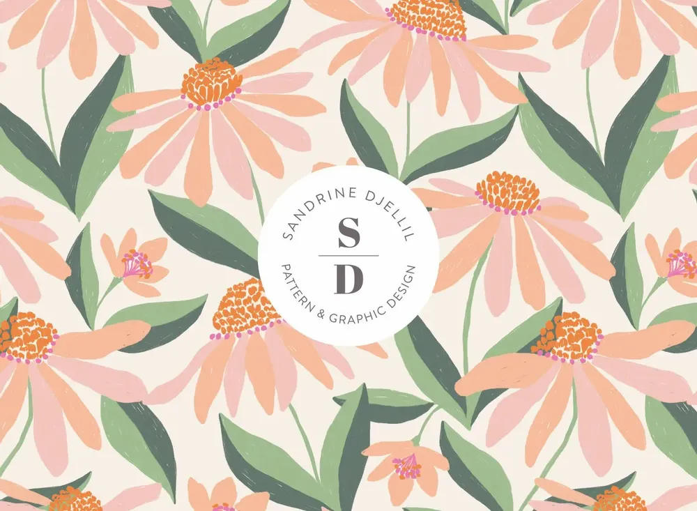 Textile and surface design - Surface Pattern Design - SANDRINE DJELLIL