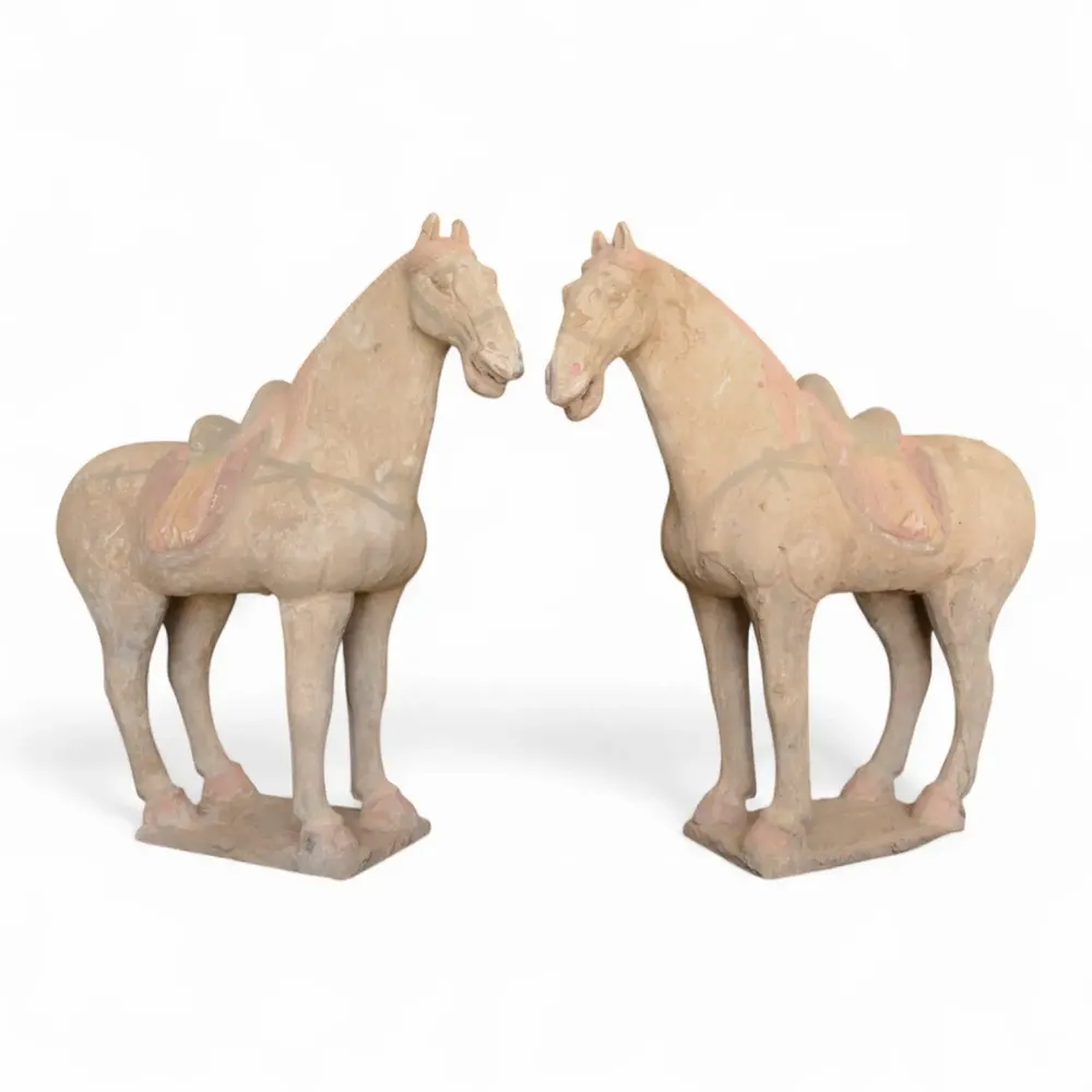Sculptures, statuettes et miniatures - Statue Cheval de céramique - PAGODA INTERNATIONAL