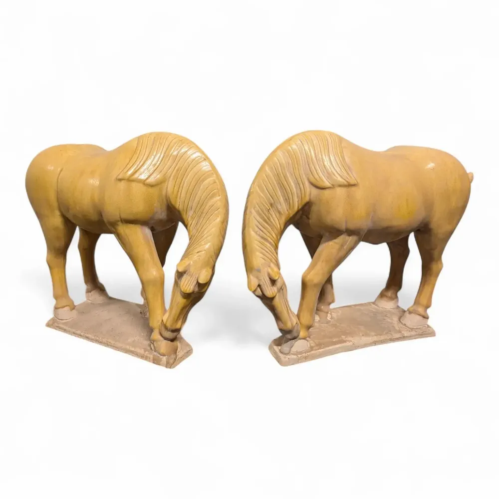 Sculptures, statuettes et miniatures - Statue Cheval de céramique - PAGODA INTERNATIONAL