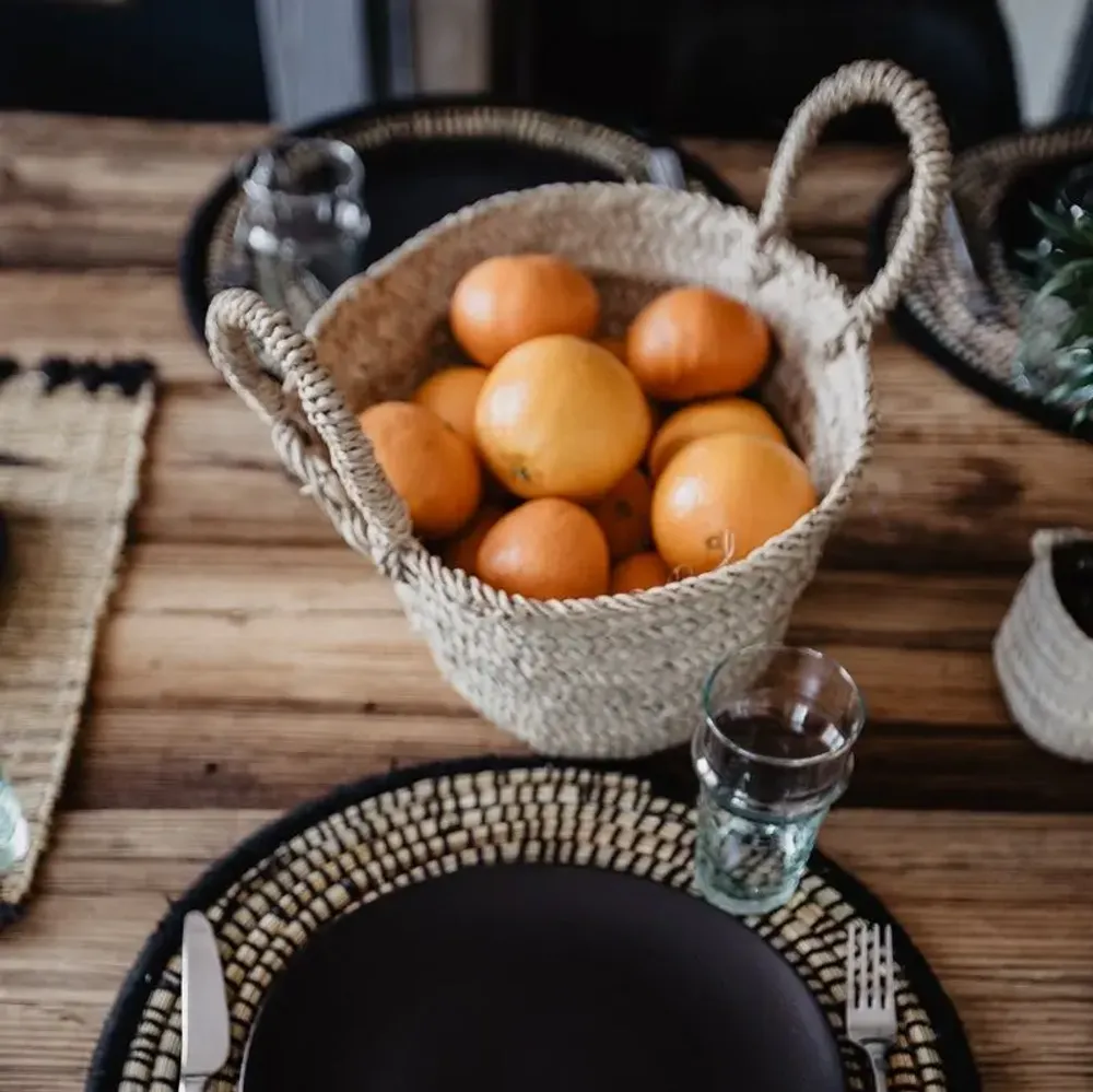 Decorative objects - Handwoven Moroccan baskets – Available in multiple sizes - COSYDAR-DECO