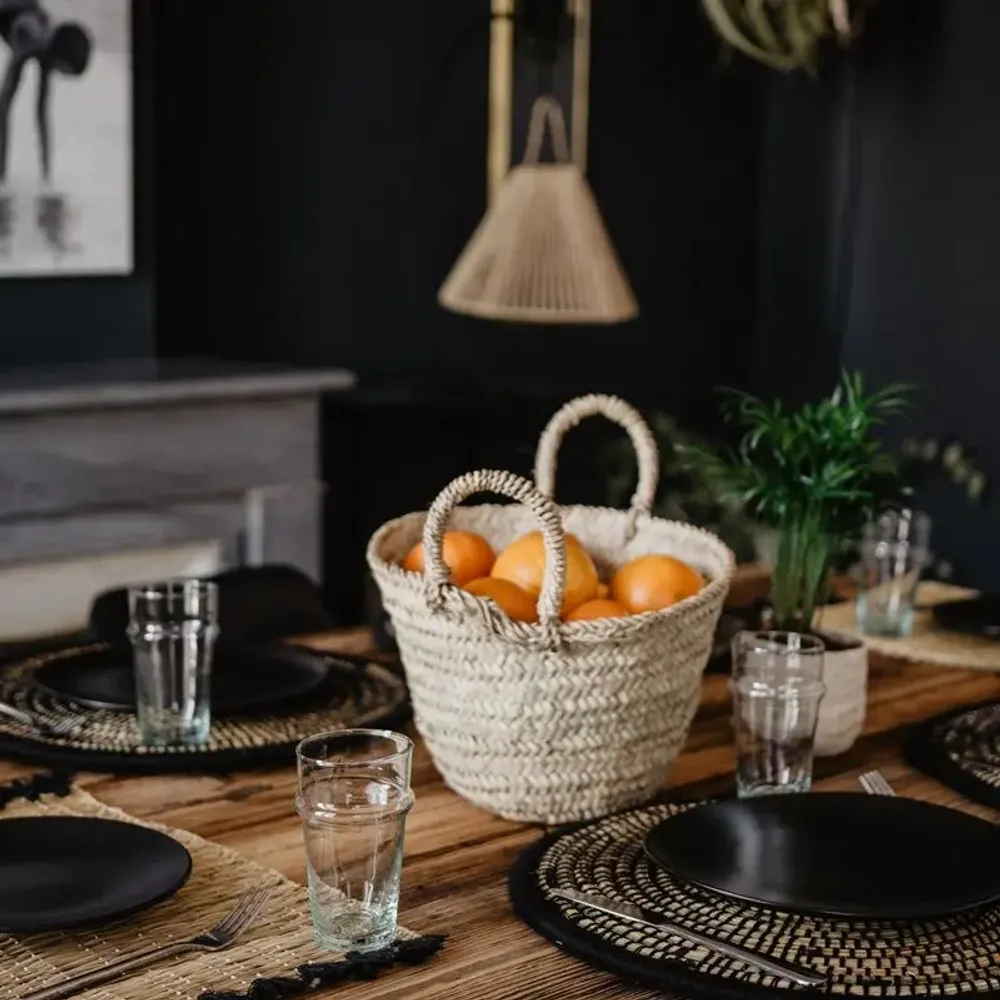 Decorative objects - Handwoven Moroccan baskets – Available in multiple sizes - COSYDAR-DECO