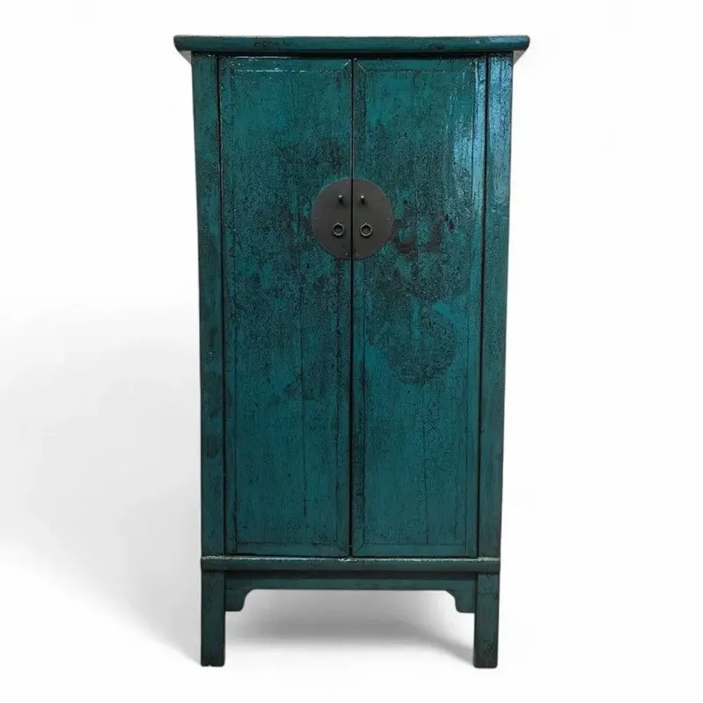 Wardrobe - Old and unique lacquered high cabinet - PAGODA INTERNATIONAL