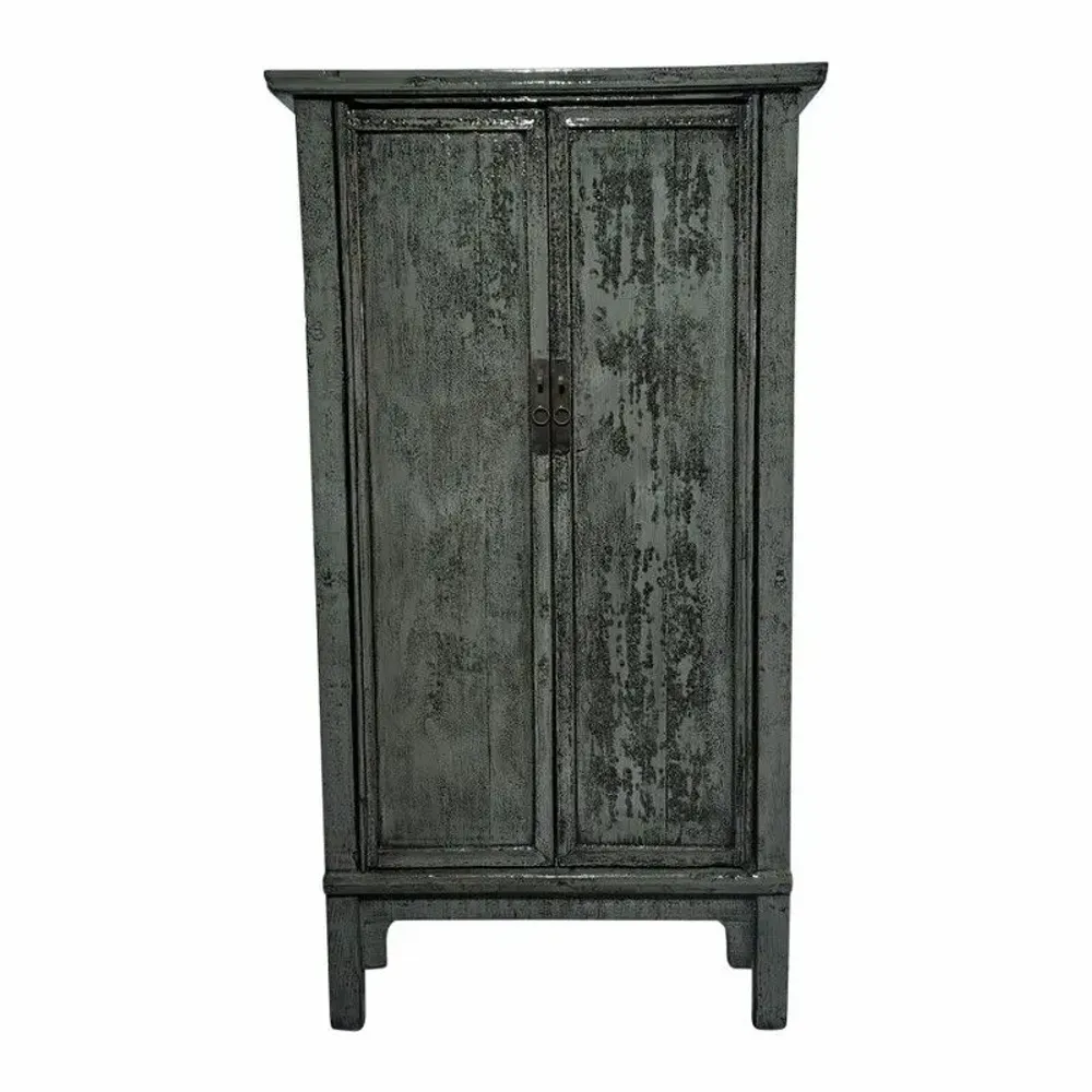 Wardrobe - Old and unique lacquered high cabinet - PAGODA INTERNATIONAL
