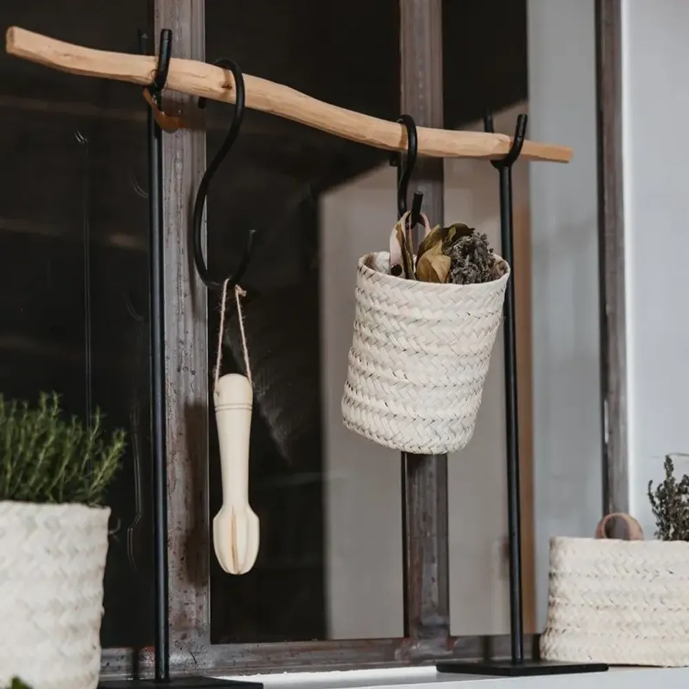 Decorative objects - Baskets and trays in natural fiber – Handmade boho décor - COSYDAR-DECO
