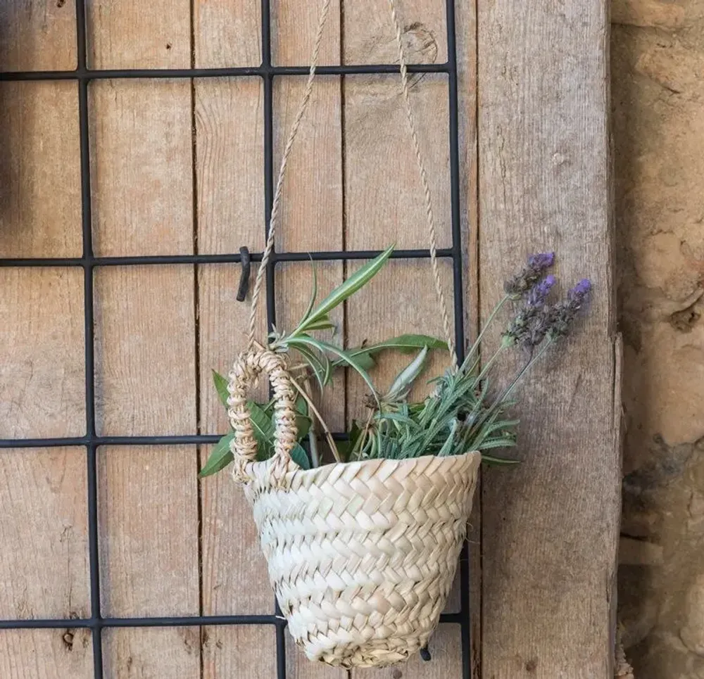 Decorative objects - Baskets and trays in natural fiber – Handmade boho décor - COSYDAR-DECO