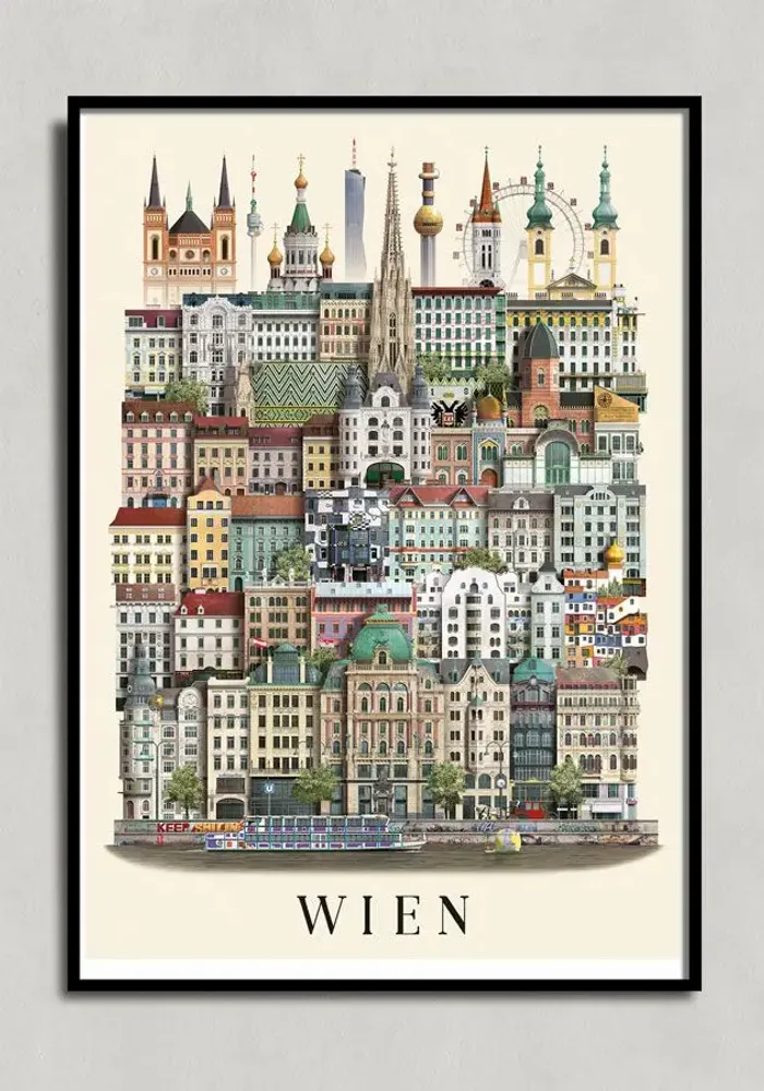 Poster - Vienna poster - MARTIN SCHWARTZ