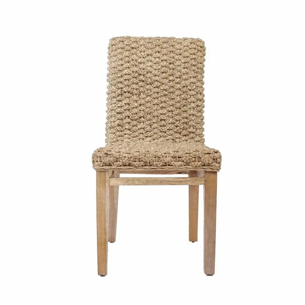 Chairs - OASIS – Lounge Chair in Abaca and Teak - HYDILE