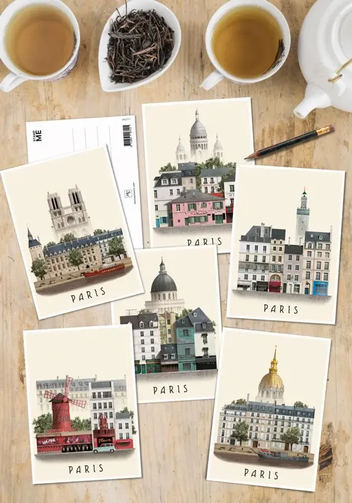 Carterie - Cartes postales de Paris - MARTIN SCHWARTZ