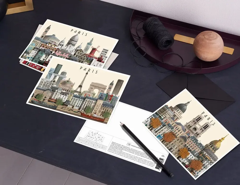 Carterie - Cartes postales de Paris - MARTIN SCHWARTZ