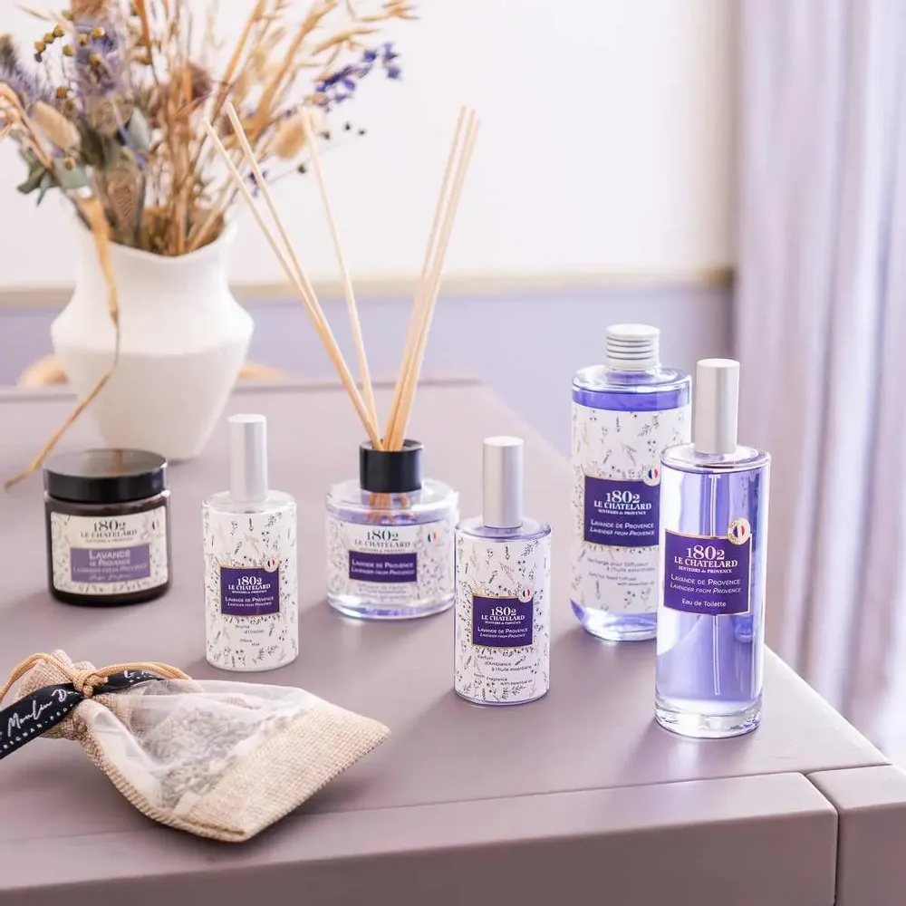 Gifts - Lavender Reed Diffuser - LE CHATELARD 1802