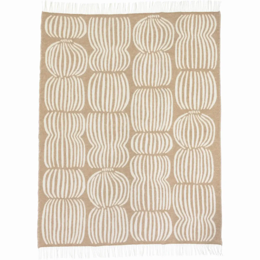 Couettes et oreillers - Couverture Vilja Marron Clair 130x170 cm - PENTIK