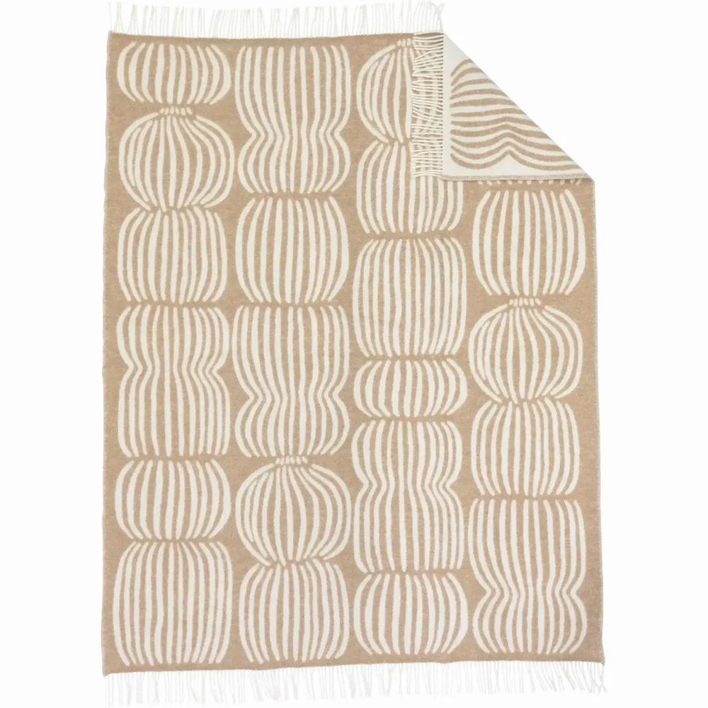 Couettes et oreillers - Couverture Vilja Marron Clair 130x170 cm - PENTIK