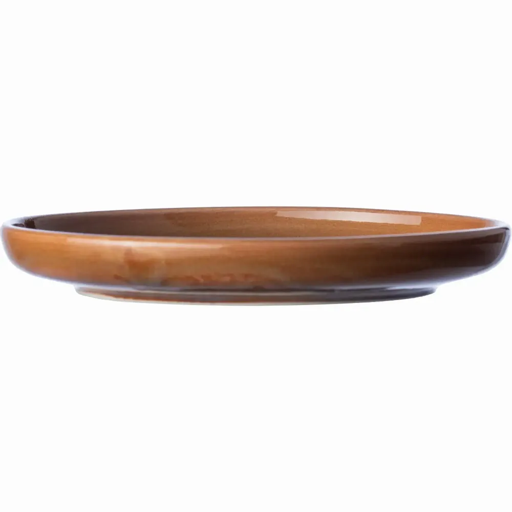 Everyday plates - Tuntu Plate Brown 15 cm - PENTIK