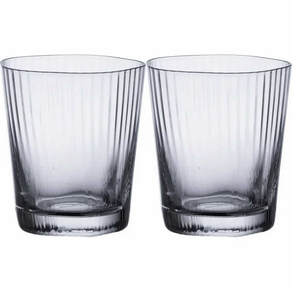 Verres - Vuolle Gobelet Stripe 2 pcs Transparent 25 cl - PENTIK