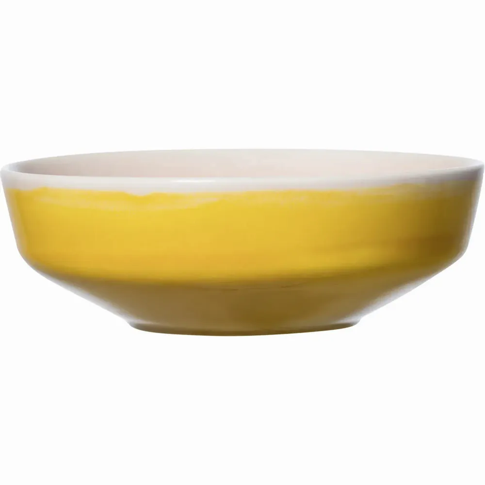 Assiettes au quotidien - Assiette creuse Tuntu jaune rose 18 cm 0,8 l - PENTIK