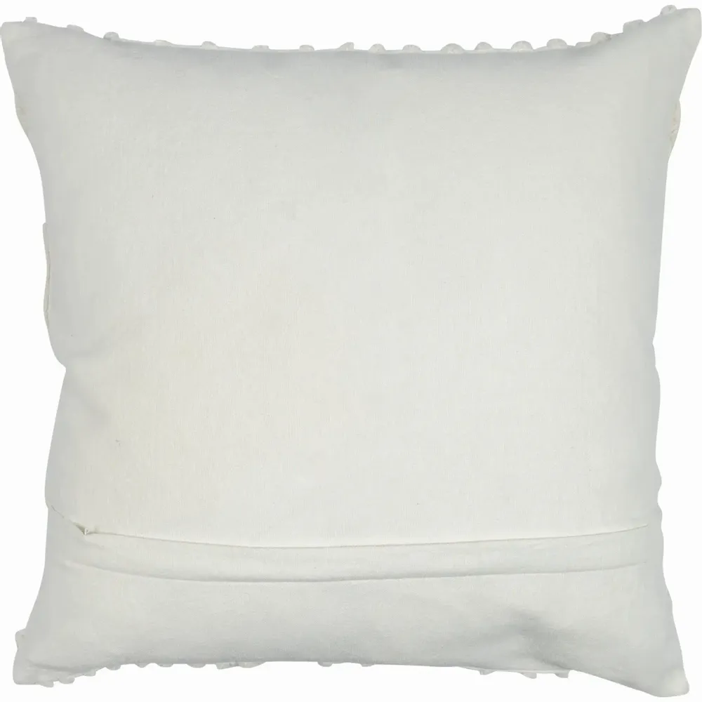 Coussins textile - Housse de coussin capitonnée Vilja Blanc naturel 45x45 cm - PENTIK