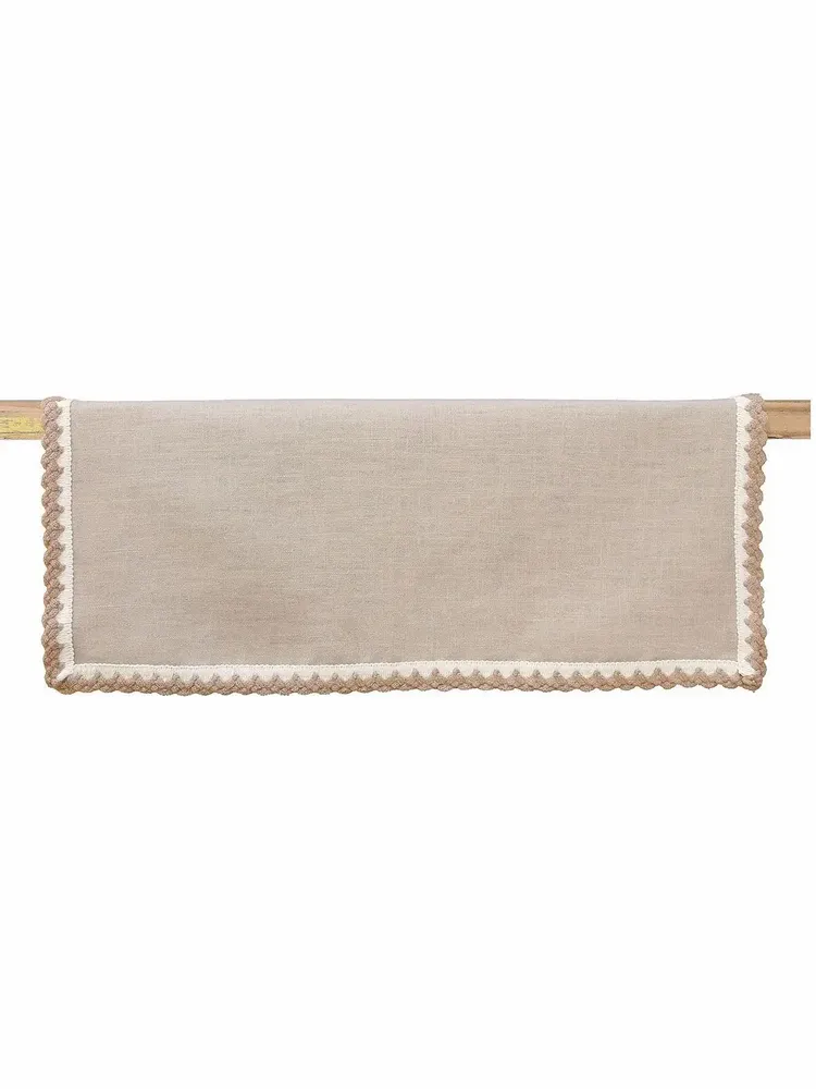 Linge de table textile - Chemin de table en lin | TRICOT - GIARDINO SEGRETO