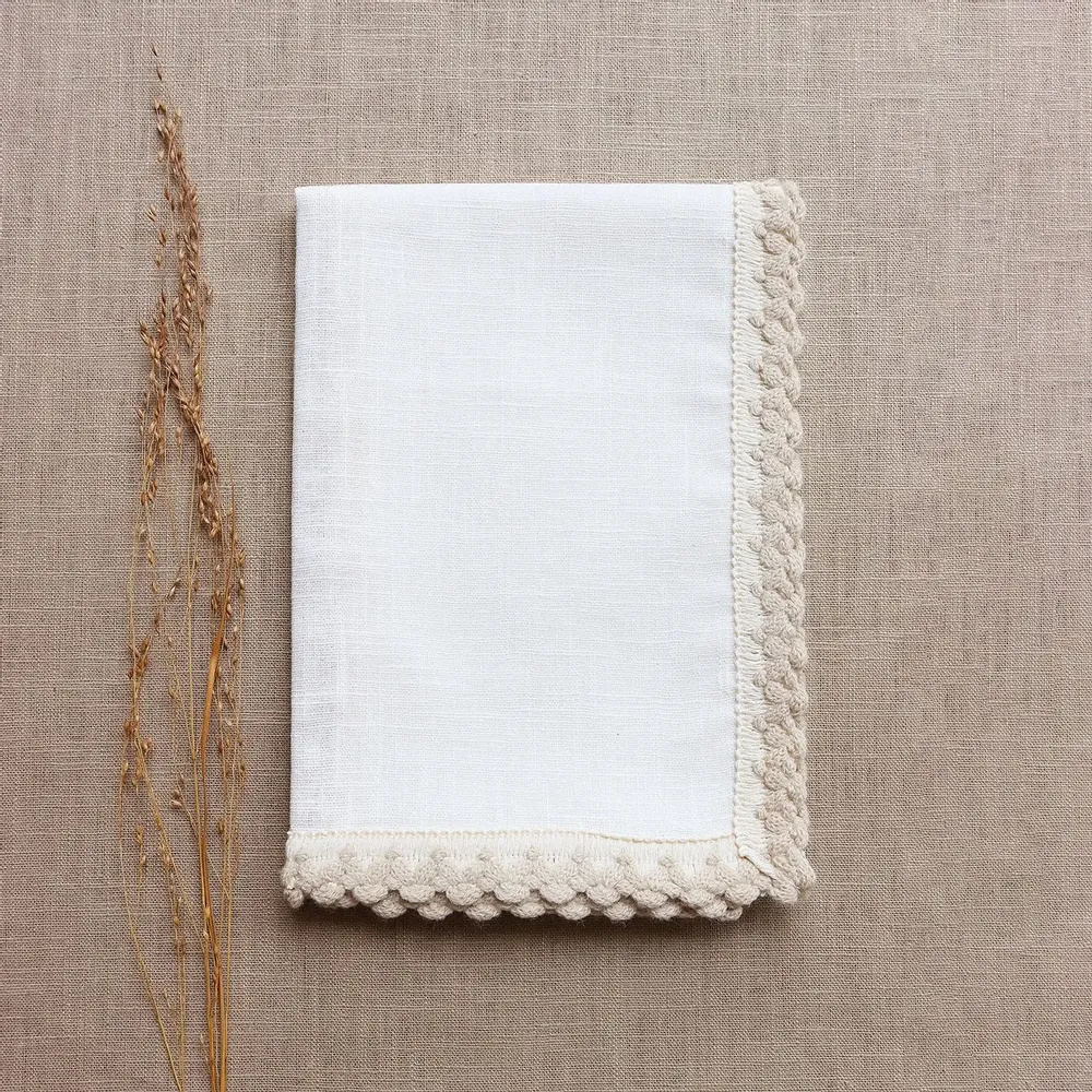 Linge de table textile - Chemin de table en lin | TRICOT - GIARDINO SEGRETO