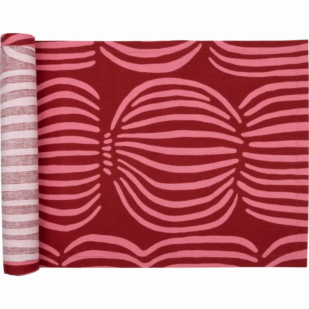 Nappes - Tapis de couloir Vilja enduit rouge 45x160 cm - PENTIK