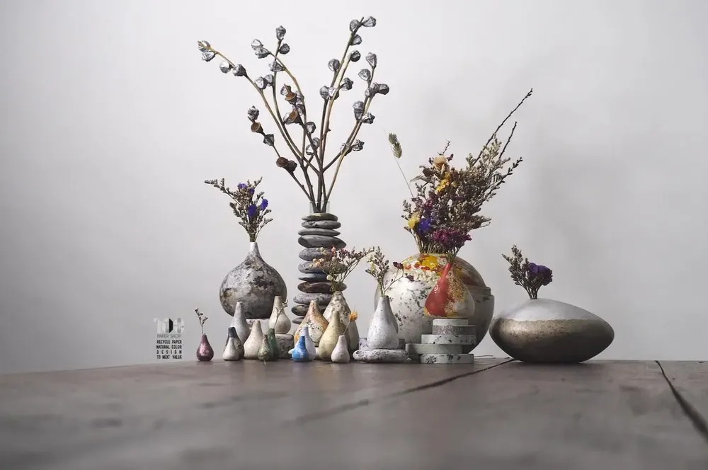 Decorative objects - OUR DESIGN RESTORES LIFE TO RECYCLE PAPER AND OTHER NATURAL MATERIALS. - 103PAPER SHOP