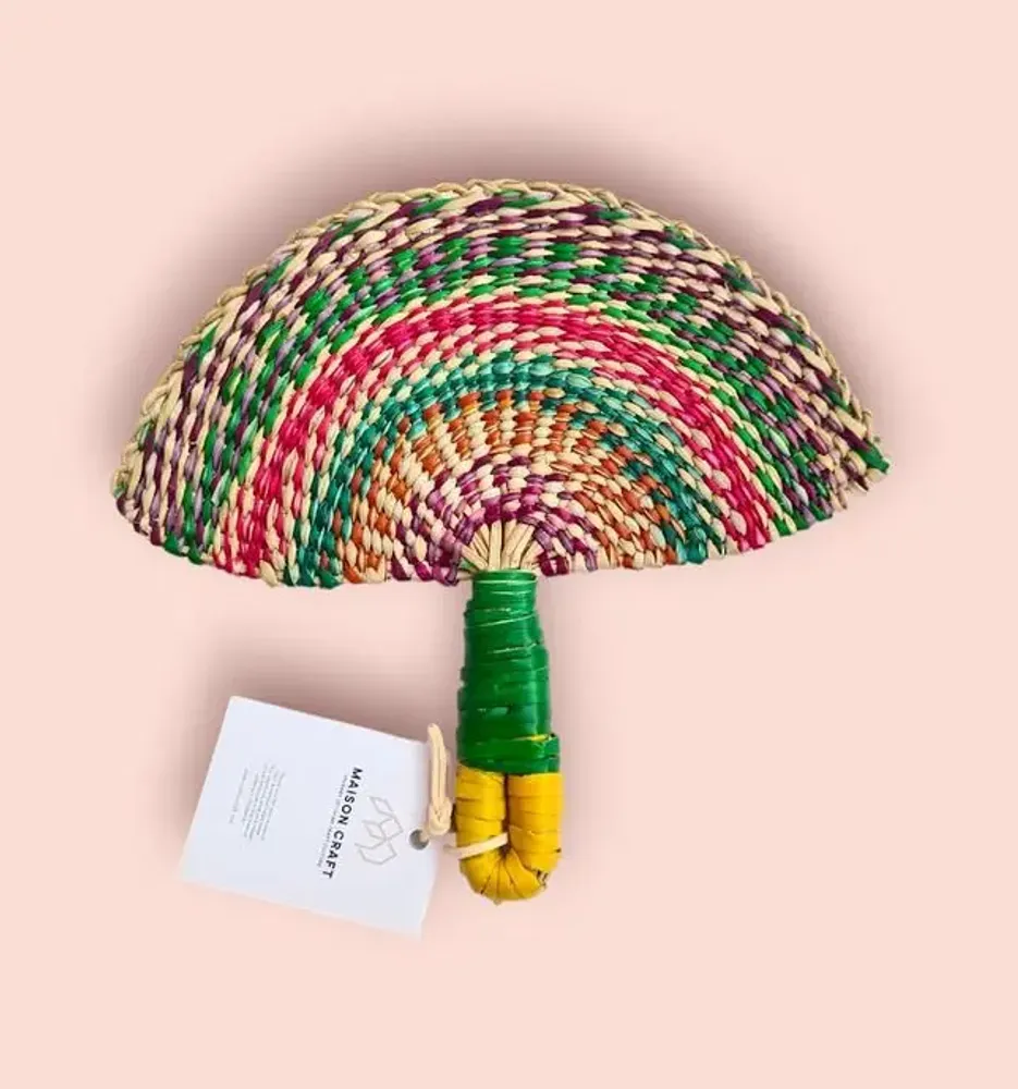 Other wall decoration - Artful Tropical Hand Fan - MAISON CRAFT