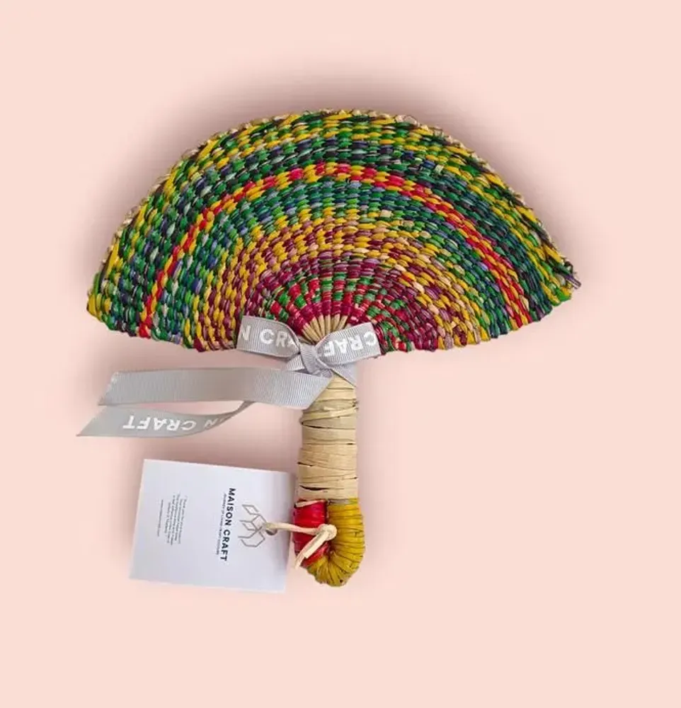 Other wall decoration - Artful Tropical Hand Fan - MAISON CRAFT