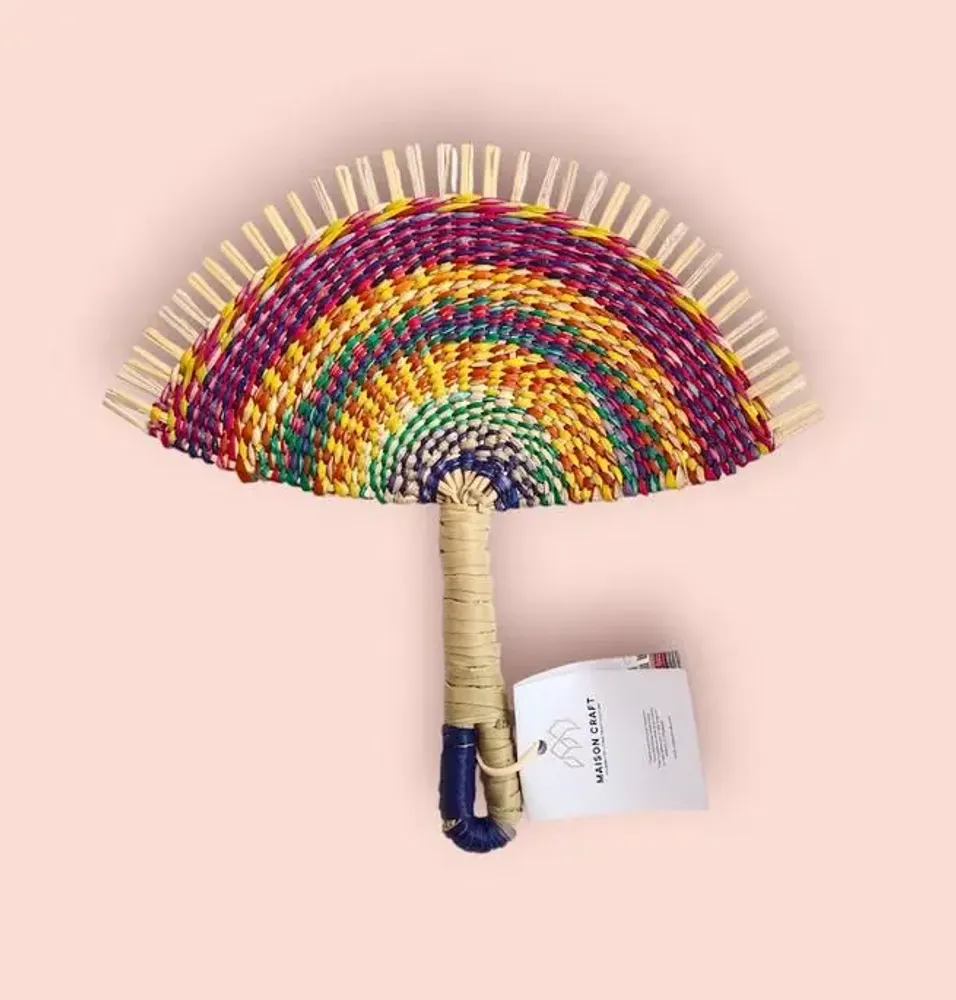 Other wall decoration - Artful Tropical Hand Fan - MAISON CRAFT