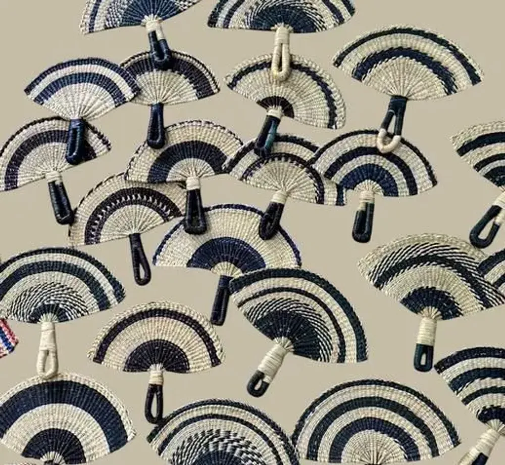 Other wall decoration - Artful Tropical Hand Fan - MAISON CRAFT