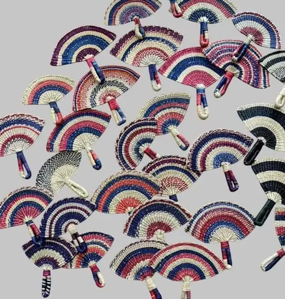 Other wall decoration - Artful Tropical Hand Fan - MAISON CRAFT