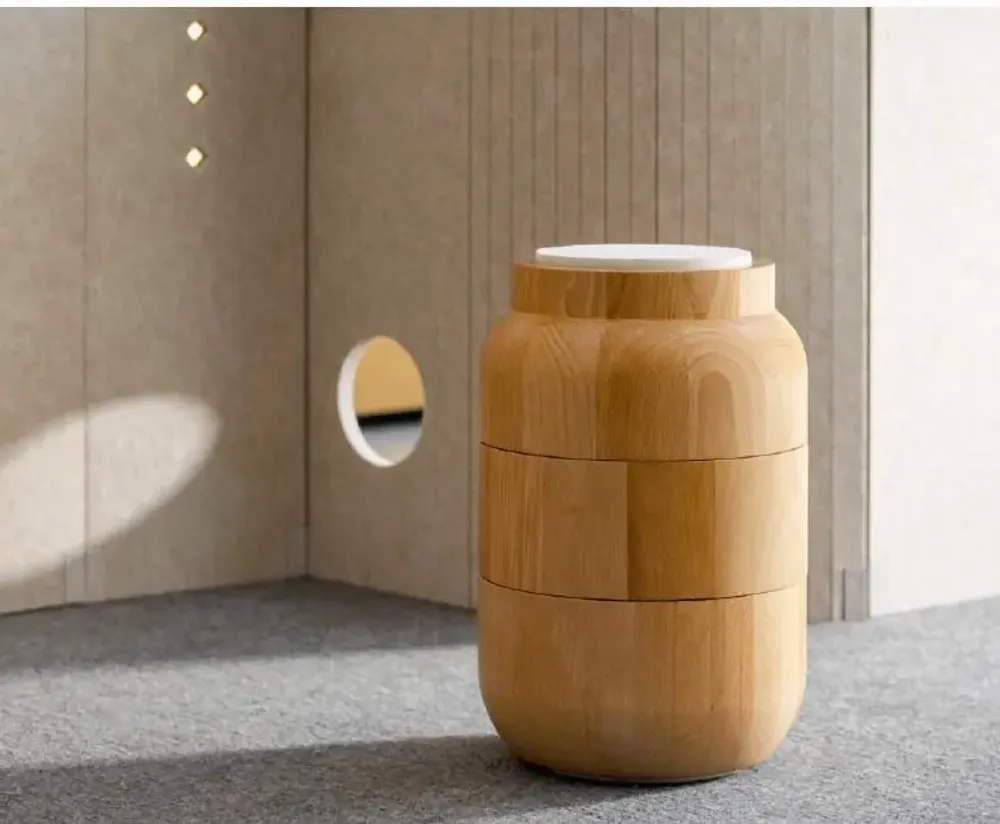 Children's tables and chairs - TOTEM stools (pack of 2) - TINY ARCHITECTURE