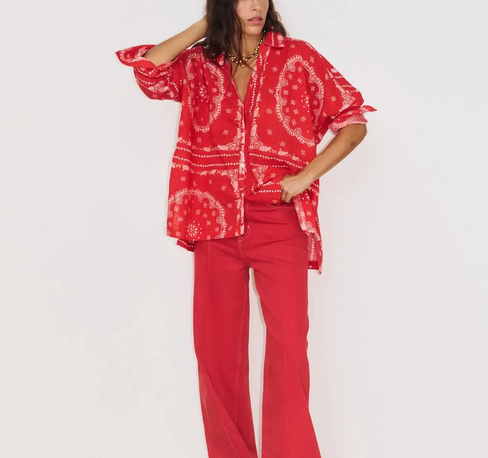 Apparel - 9. ML BANDANA SHIRT - STELLA FOREST