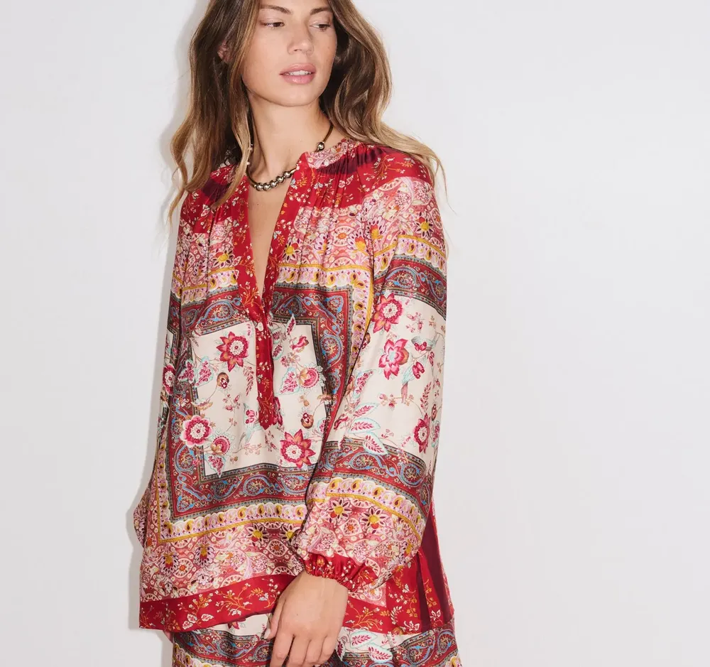 Prêt-à-porter - 11 . TUNIQUE ML ROMANCE - STELLA FOREST