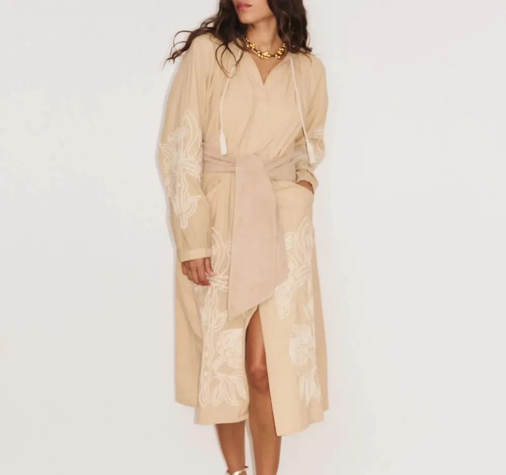 Apparel - 113. ALMA LONG ML DRESS - STELLA FOREST